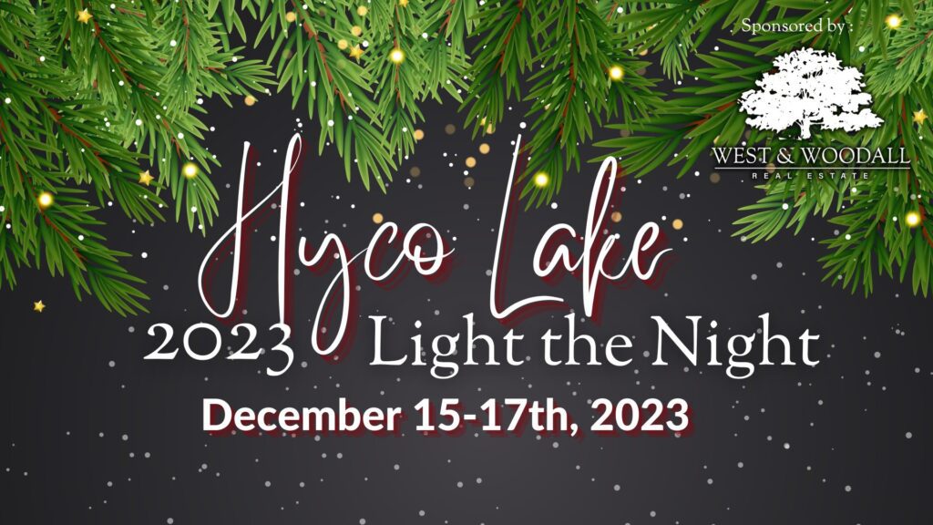 Hyco Lake, 2023 Light the Night, December 15—17th, 2023