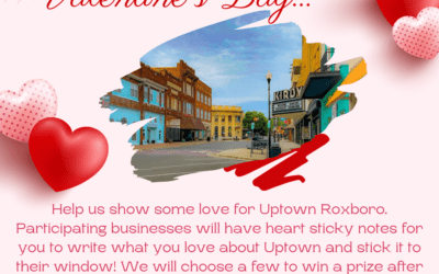 Love is in the Air in Uptown Roxboro